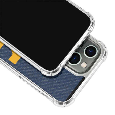 West Virginia University Basketball iPhone 13 Pro Max Clear Case